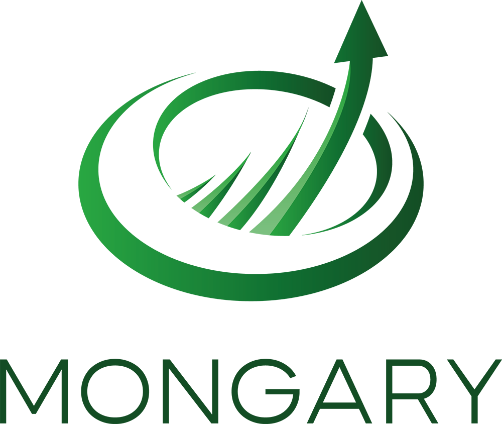 Das Logo der Mongary GmbH in grün
